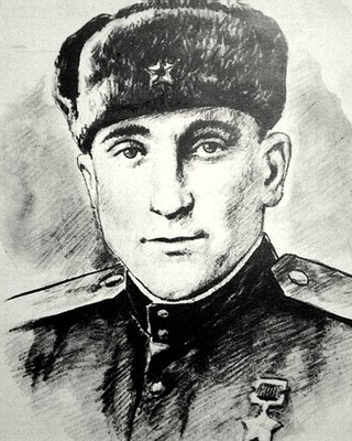 Советский снайпер Квачантирадзе Василий Шалвович