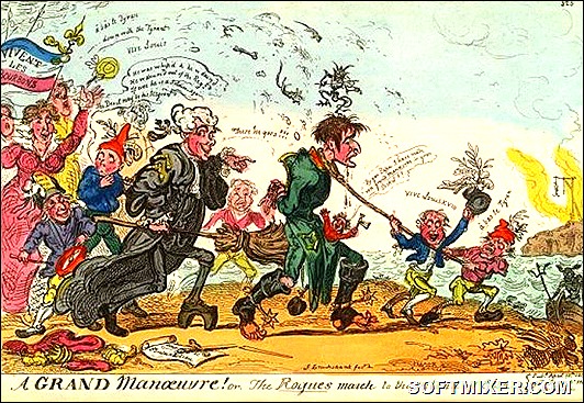 100 дней Наполеона во французских карикатурах