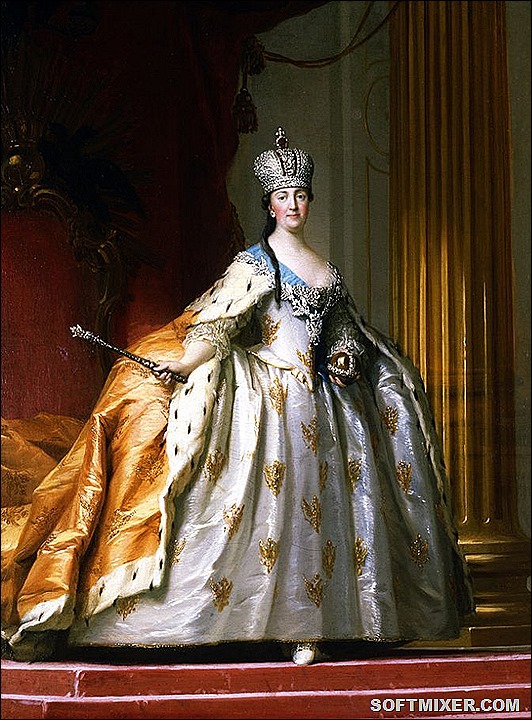 Коронационные платья российских императриц