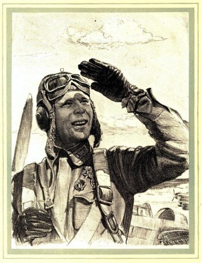 Герой Советского Союза летчик - гвардеец Матвей Ефимов