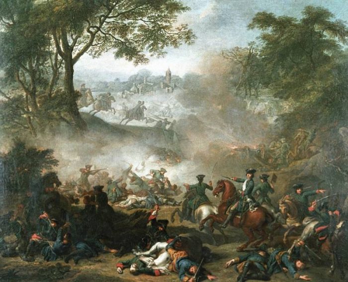 Разгром шведов в битве при Лесной