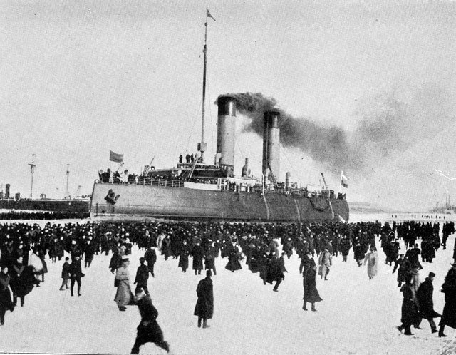 Русский ледокол "Ермак": история создания, первое полярное плавание, в годы войны и выход из состава морского пароходства
